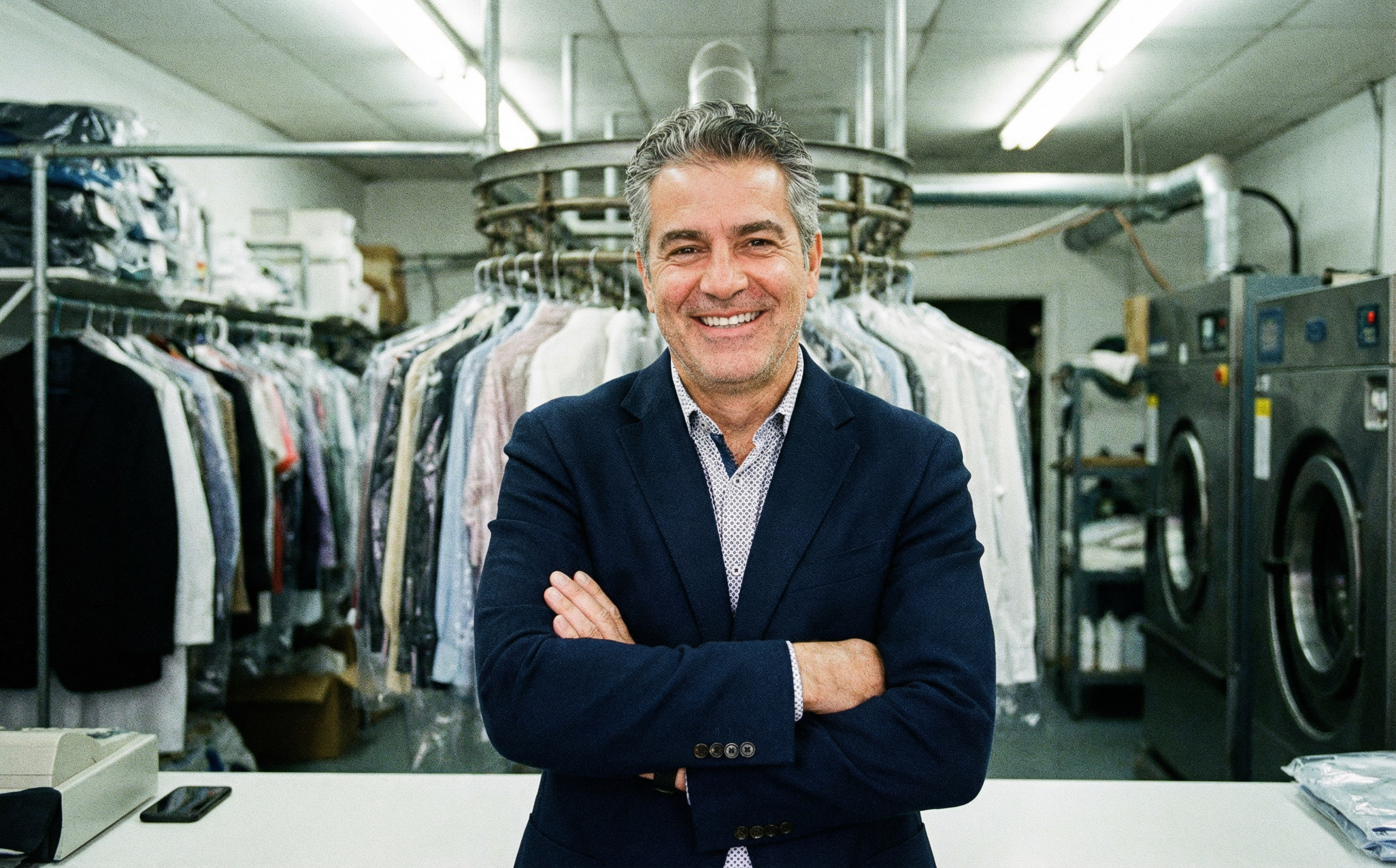 Daniel Tessari, owner of Trusteep Dry Cleaners